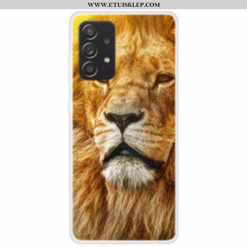 Etui do Samsung Galaxy A52 4G / A52 5G / A52s 5G Głowa Kota